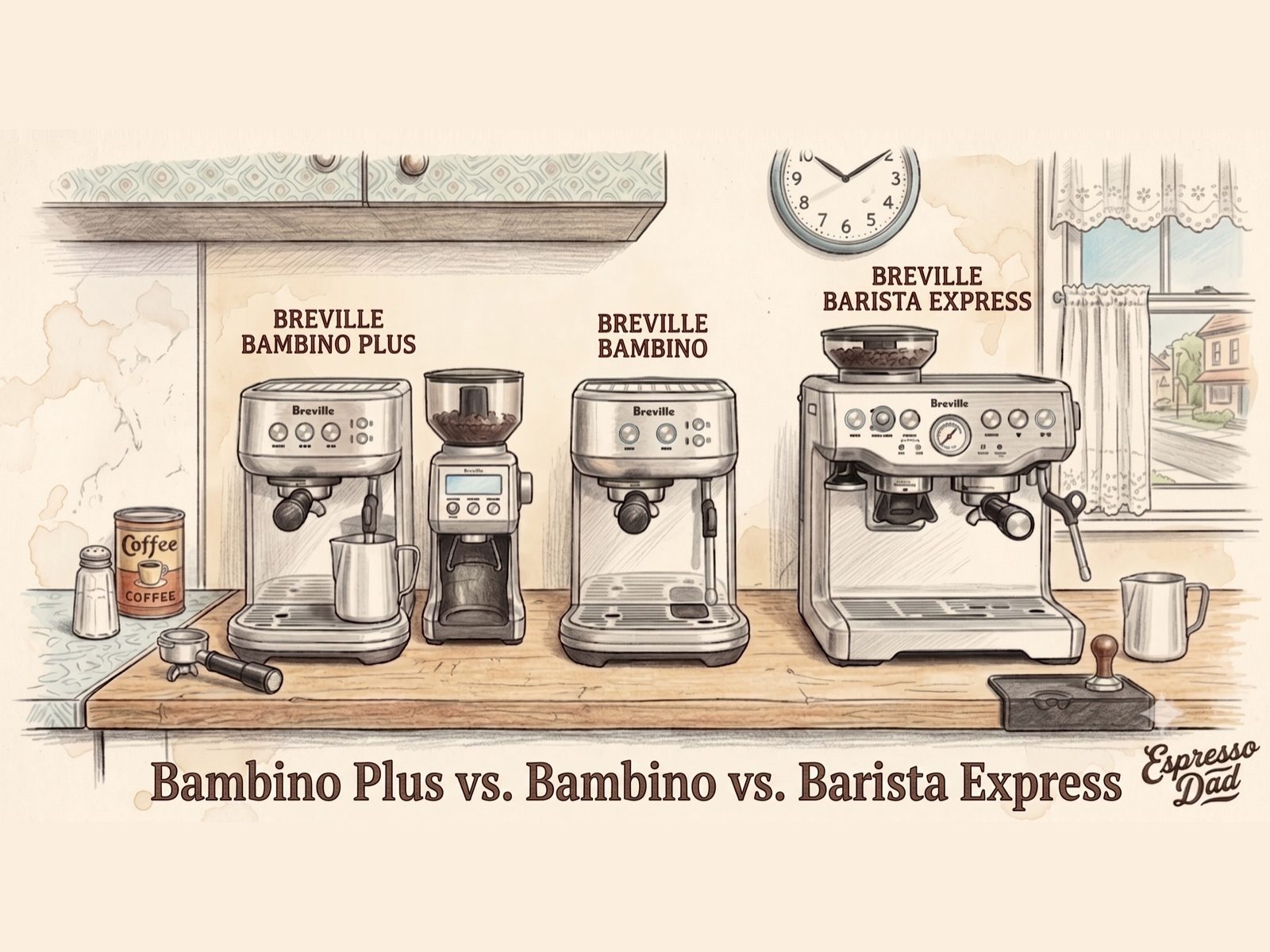 Breville Bambino vs Bambino Plus vs Barista Express: Which One Should You Actually Buy?