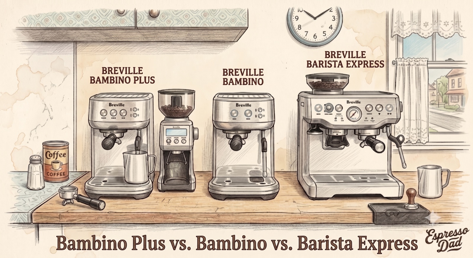 Breville Bambino vs Bambino Plus vs Barista Express: Which One Should You Actually Buy?