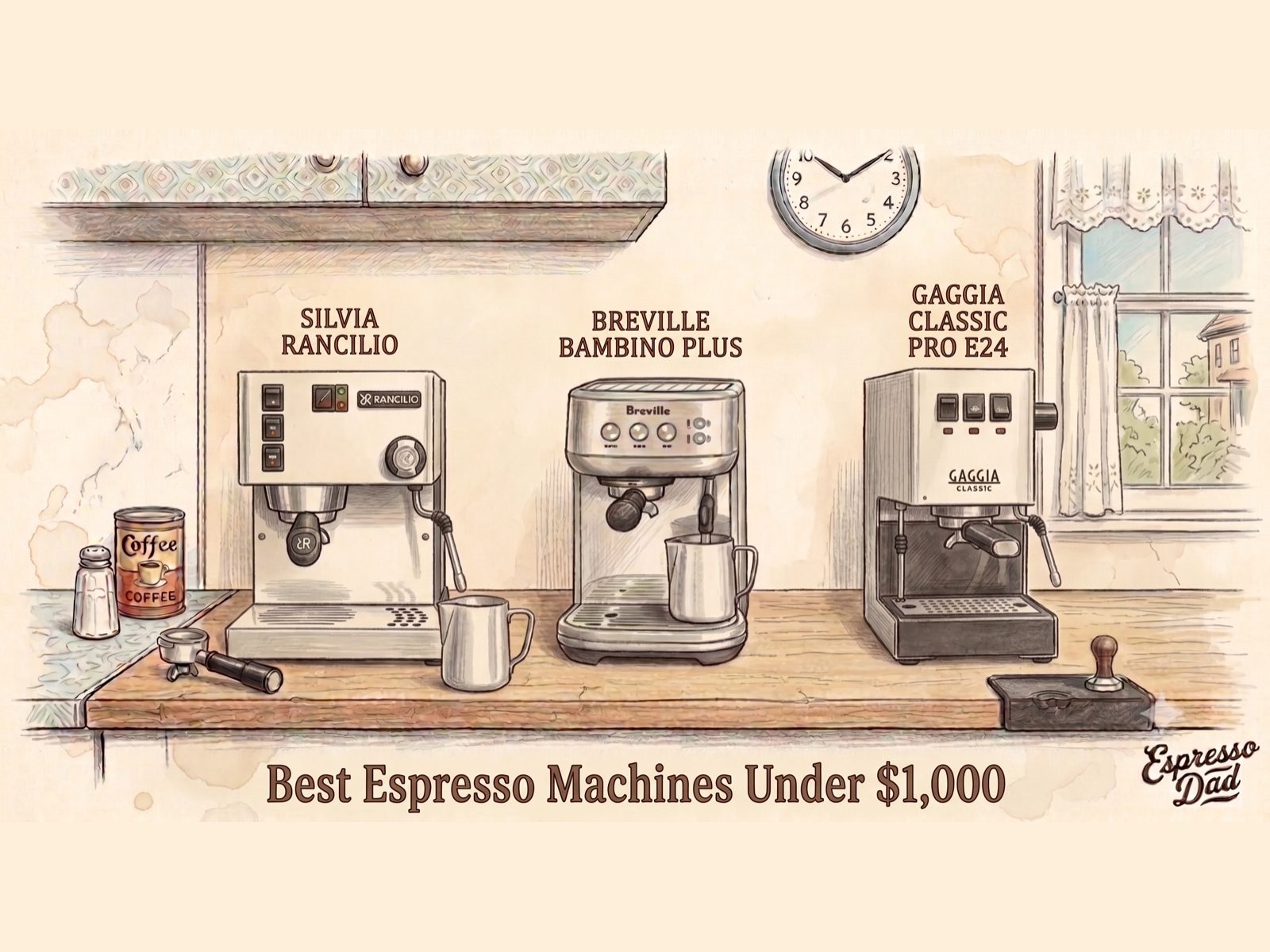 The Best Espresso Machines Under $1,000: What I'd Buy and Why
