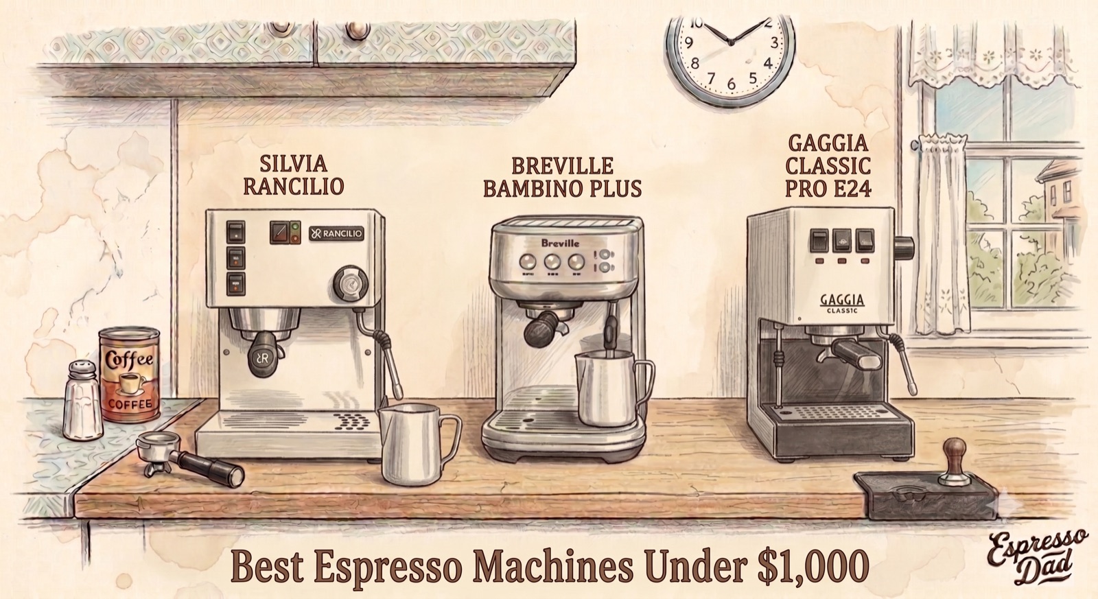 The Best Espresso Machines Under $1,000: What I'd Buy and Why