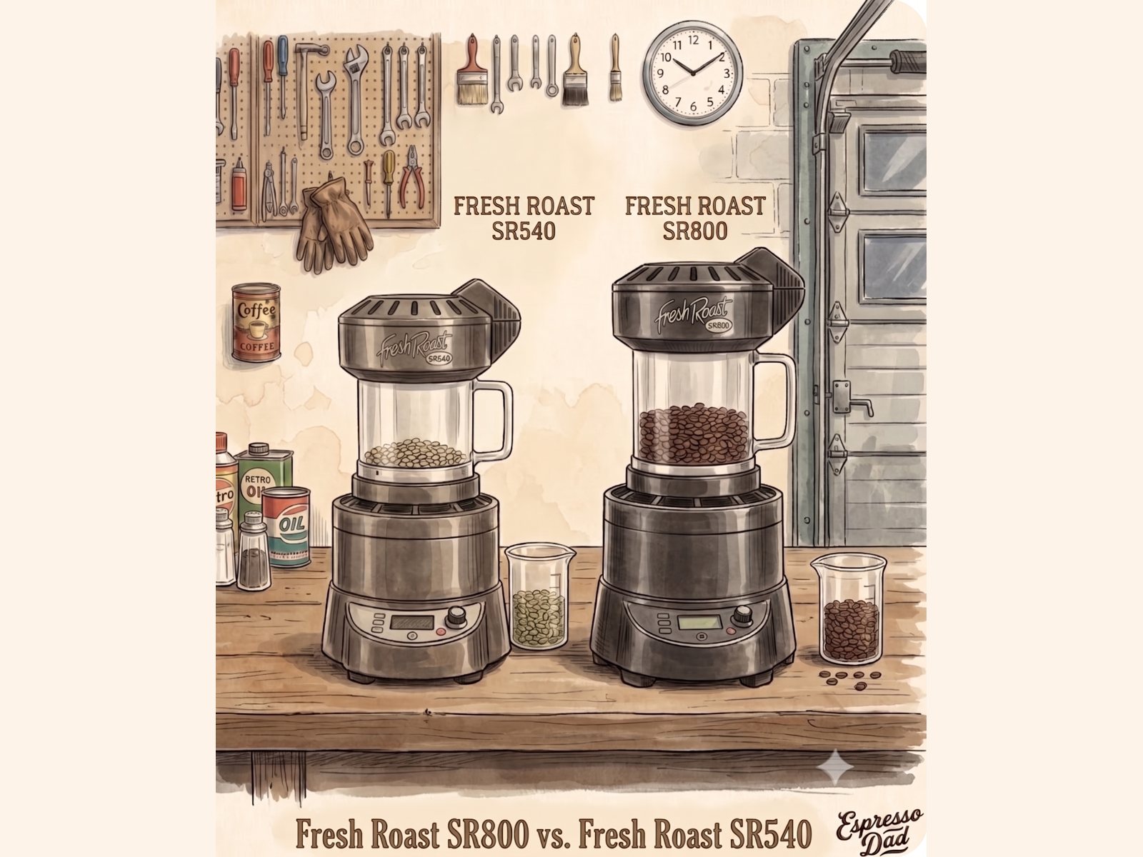 Fresh Roast SR800 vs SR540: Which Home Roaster Should You Buy?